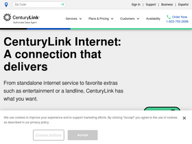 'centurylinkquote.com' screenshot