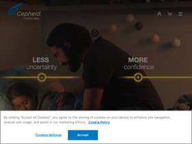 'cepheid.com' screenshot