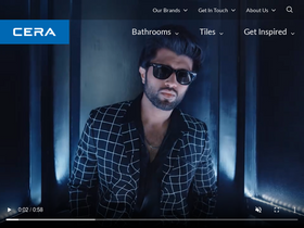'cera-india.com' screenshot