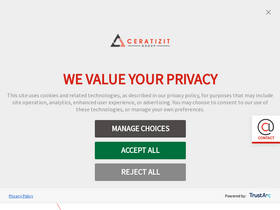 'ceratizit.com' screenshot