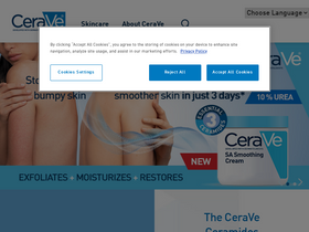 'cerave-adria.com' screenshot