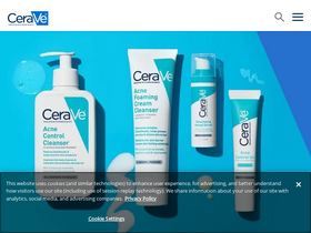 'cerave.com' screenshot