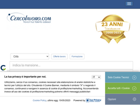 'cercolavoro.com' screenshot