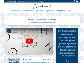 'cerkiew.pl' screenshot