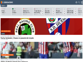 'ceroacero.es' screenshot