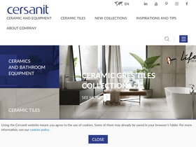 'cersanit.com' screenshot