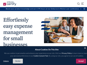 'certify.com' screenshot