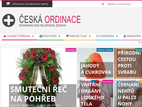 'ceskaordinace.cz' screenshot