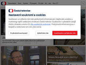 'ceskatelevize.cz' screenshot