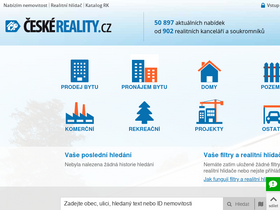 'ceskereality.cz' screenshot