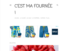 'cestmafournee.com' screenshot