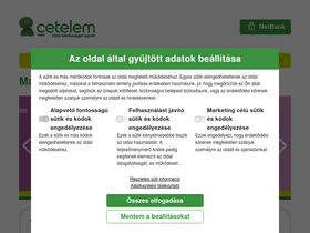 'cetelem.hu' screenshot