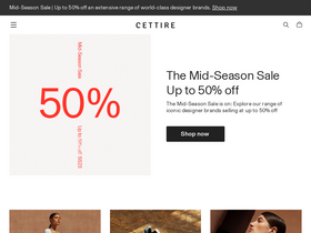 'cettire.com' screenshot