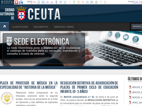 'ceuta.es' screenshot