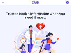 'cfah.org' screenshot