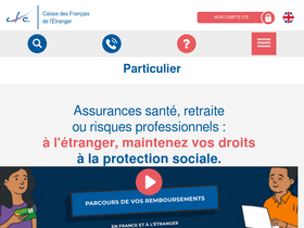 'cfe.fr' screenshot