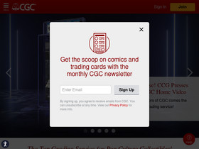 'cgccomics.com' screenshot