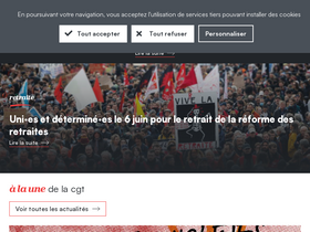'cgt.fr' screenshot