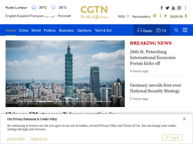 'cgtn.com' screenshot