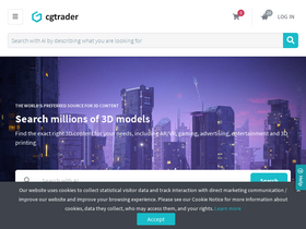 'cgtrader.com' screenshot