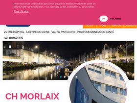 'ch-morlaix.fr' screenshot