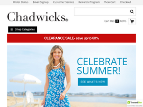 'chadwicks.com' screenshot