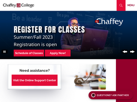 'chaffey.edu' screenshot