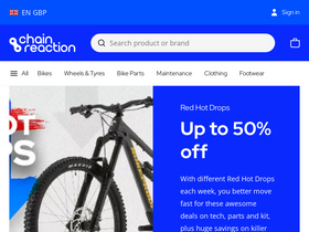 'chainreactioncycles.com' screenshot
