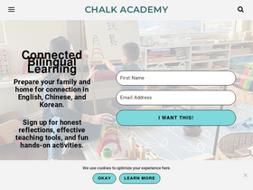 'chalkacademy.com' screenshot