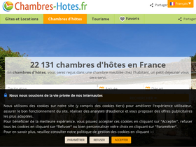 'chambres-hotes.fr' screenshot