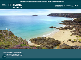 'chamina-voyages.com' screenshot