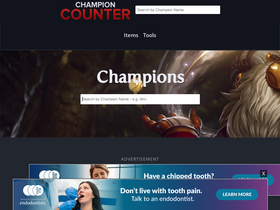 'championcounter.com' screenshot