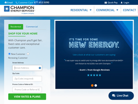 'championenergyservices.com' screenshot