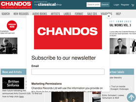 'chandos.net' screenshot