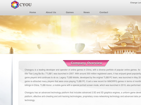 'changyou.com' screenshot