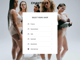 'chantelle.com' screenshot