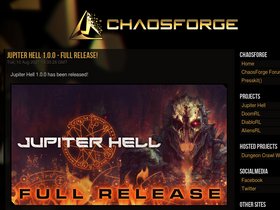 'chaosforge.org' screenshot