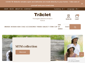 'chapellerie-traclet.com' screenshot