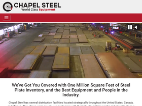 'chapelsteel.com' screenshot