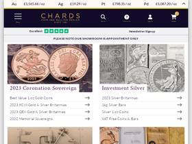 'chards.co.uk' screenshot