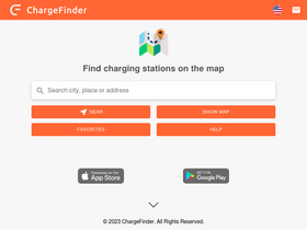 'chargefinder.com' screenshot