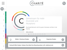 'charite.de' screenshot