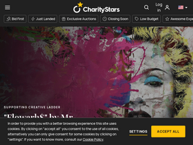 'charitystars.com' screenshot
