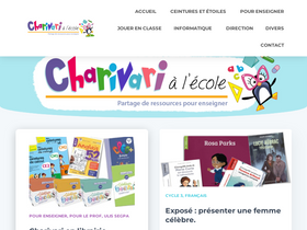 'charivarialecole.fr' screenshot