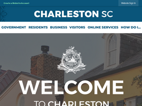 'charleston-sc.gov' screenshot