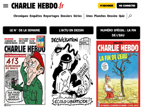 'charliehebdo.fr' screenshot