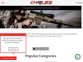 'charliescustomclones.com' screenshot