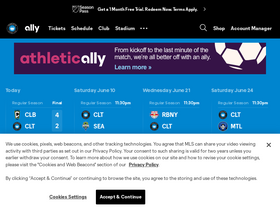 'charlottefootballclub.com' screenshot