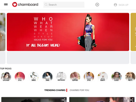 'charmboard.com' screenshot