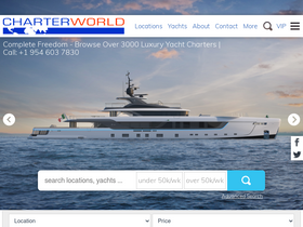 'charterworld.com' screenshot
